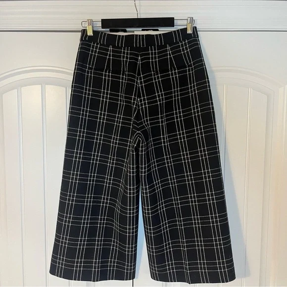 Christian Dior Plaid Wool Cropped Trouser Pant Size 8 Fall 2018 Ready to Wear - Picture 9 of 16